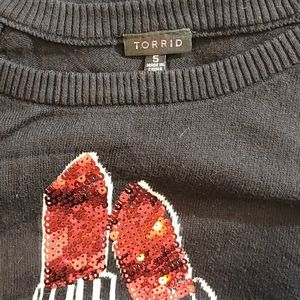 Torrid lipstick sweater